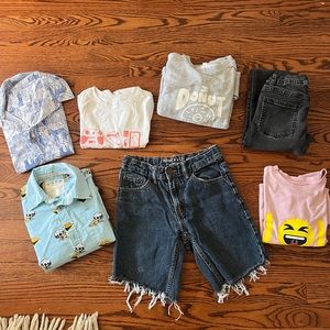 Bundle tshirt shirts shorts etc